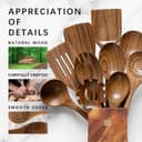 Thumbnail 3 de Hefild Wooden Spoons 10-Piece Acacia Utensil Set 🥄