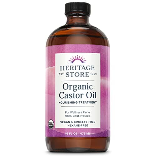 HERITAGE STORE Organic Castor Oil 16 oz 🧴