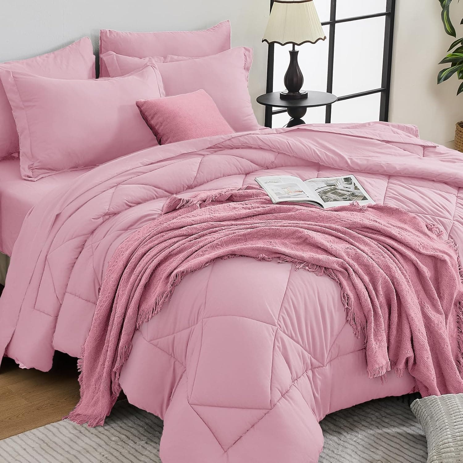 HEVUMYI Single Comforter Set 5-Piece 1 Set 🛏️