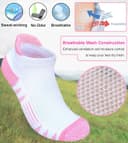 Thumbnail 6 de Heyoboy Womens Ankle Anti-blister Running Socks 5 Pairs 🧦