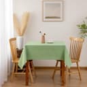 Thumbnail 1 de Hiasan Faux Linen Tablecloth 54 x 54 Inch, Sage 🧺