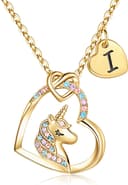 Thumbnail 1 de Hidepoo Unicorn Necklace CZ Heart Pendant for Girls 📿