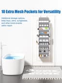 Thumbnail 3 de Hioya Over-The-Door Storage Organizer for Bathrooms 5-Shelf Camper 📦