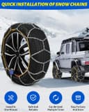 Thumbnail 1 de HKN120 Auto Tightening Snow Chains Set of 2 ❄️