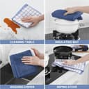 Thumbnail 3 de Homaxy Premium Cotton Kitchen Towels 12-pack 16"x28" 🧻