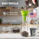 Thumbnail 2 de Home EC Premium Stainless Steel Salt & Pepper Grinder Set 📦