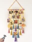 Thumbnail principal de Homecor Hanging Macrame Photo Display with Remote Light 🎁