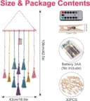 Thumbnail 5 de Homecor Hanging Macrame Photo Display with Remote Light 🎁