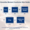 Thumbnail 5 de Homelike Moment Twin Comforter Duvet Insert - Green Twin Comforter 🛏️