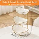 Thumbnail 2 de HOMKULA Ceramic 3-Tier Fruit Bowl for Countertop 🍽️