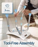 Thumbnail 5 de HOMLAND Shower Chair 400 lb adjustable shower stool 🚿