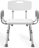 Thumbnail principal de HOMLAND Shower Chair 500 lb adjustable bath seat 🚿