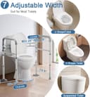 Thumbnail 1 de HOMLAND Toilet Safety Rails 350 lb foldable 🚽