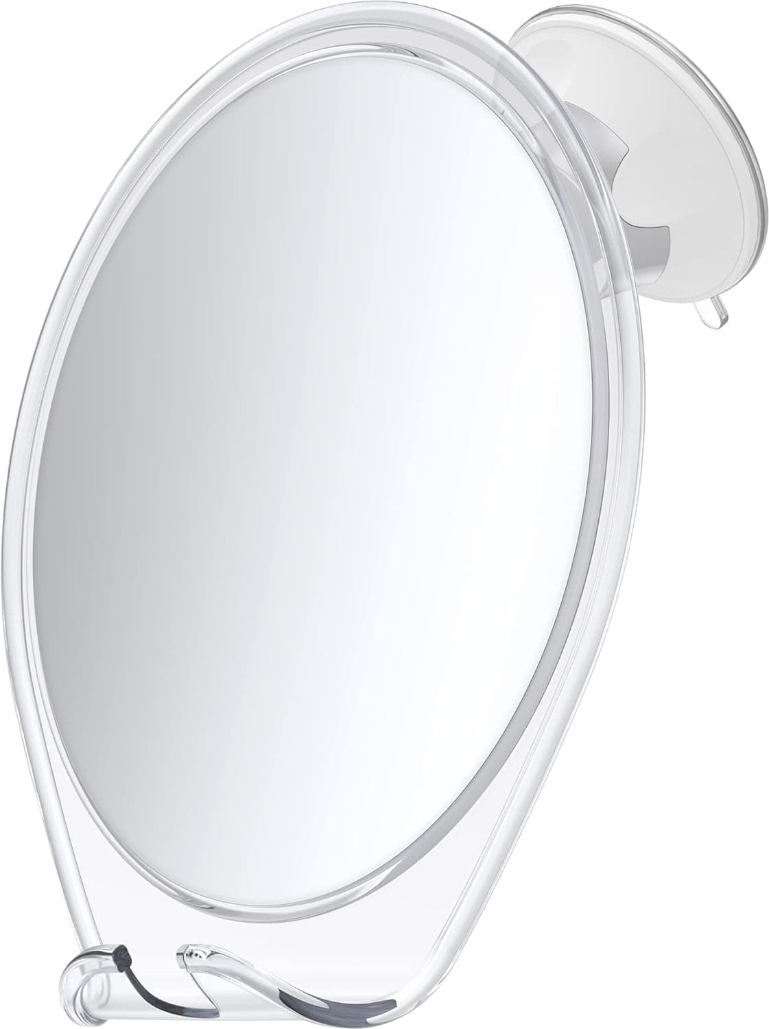 HONEYBULL Fogless Shower Mirror with Suction Mount ⌁ Anti-Fog Glass Mirror 📺