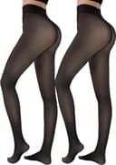 Thumbnail principal de HONGTEYA Fleece Lined Tights 2 Pairs 🧦