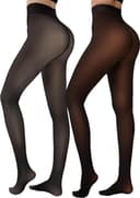Thumbnail 5 de HONGTEYA Fleece Lined Tights 2 Pairs 🧦