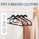 Thumbnail 2 de HOUSE DAY Velvet Non-Slip Suit Hangers 60-pack 👔