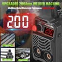 Thumbnail 1 de Hpoouo 200Amp Stick Welder 110V with 20 rods 🔧