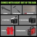 Thumbnail 6 de Hpoouo 200Amp Stick Welder 110V with 20 Rods 🔧