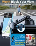 Thumbnail 4 de HTU 98+ LBS car phone mount for dashboard 📱