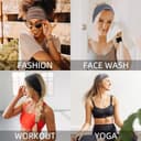 Thumbnail 4 de Huachi Wide Headbands Boho Non-Slip Headband 🎧