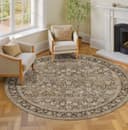 Thumbnail 2 de HUGEAR Round Rug 6ft Entryway, Machine Washable 🧺⛔