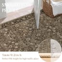 Thumbnail 4 de HUGEAR Round Rug 6ft Entryway, Machine Washable 🧺⛔