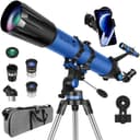 Thumbnail principal de HUGERSTAR 90mm Aperture Refractor Telescope 800mm 📷