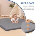 Thumbnail 2 de Huloo Sleep Ultra Soft Baby Play Mat 1.3" 🎲