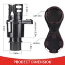 Thumbnail 5 de Humview Cup Holder Expander 32 oz for Car 🚗