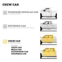 Thumbnail 9 de Husky Liners WeatherBeater Floor Mats 3‑pc for Silverado & Sierra 🚗