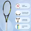Thumbnail 2 de HXE Tennis Racket Set for Adults 27" with 2 Balls & Carry Bag 🎾