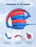 Thumbnail 4 de iClever HS19 Kids Headphones, Safe Volume 3.5mm 🎧