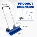 Thumbnail 3 de Idzo Efficient Snow Pusher 37-Inch snow shovel 🛷