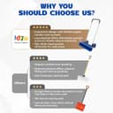 Thumbnail 5 de Idzo Efficient Snow Pusher 37-Inch snow shovel 🛷