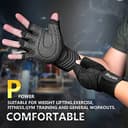Thumbnail 2 de ihuan Ventilated Weight Lifting Gloves with Wrist Wraps 🎧