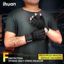 Thumbnail principal de ihuan Ventilated Weightlifting Gloves with Wrist Wraps 🎽