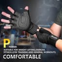 Thumbnail 1 de ihuan Ventilated Weightlifting Gloves with Wrist Wraps 🎽