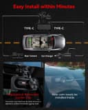 Thumbnail 6 de IIWEY 4K+4K Dash Cam with Dual STARVIS 128GB 📷