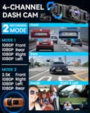 Thumbnail 2 de IIWEY N5 4-Channel Dash Cam ⚙️
