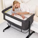 Thumbnail principal de 3-in-1 Bedside Bassinet with Wheels ⌚