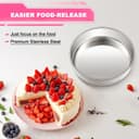 Thumbnail 4 de 8 Inch Stainless Steel Cake Pans Set of 2 🍰
