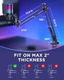 Thumbnail 6 de InnoGear Gaming USB Microphone for Streaming 🎧