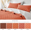 Thumbnail 3 de inron Quilt Set King Size Quilted Coverlet 3-Piece 🛏️