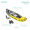 Thumbnail 1 de Intex Explorer K2 Inflatable Kayak 2‑Person 🚣♂️