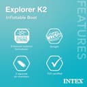 Thumbnail 3 de Intex Explorer K2 Inflatable Kayak 2‑Person 🚣♂️