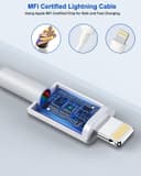 Thumbnail 4 de iPhone Fast Charger 10ft USB‑C to Lightning cable 📱