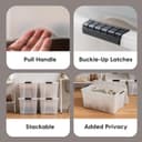 Thumbnail 2 de IRIS USA 54 QT Storage Box 4-Pack 📦