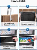 Thumbnail 6 de JARLINK Over the Door Organizer 5‑Pocket, 44 lb 🧺