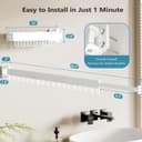 Thumbnail 5 de JAUREE Wall Mounted Drying Rack with 18 Hooks ⌚